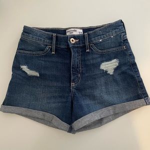 Abercrombie High-Rise Mini Mom Short